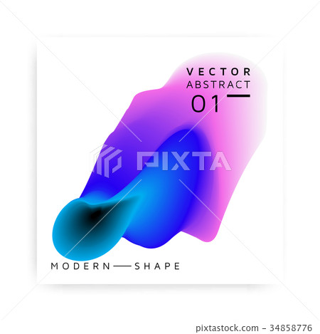 Abstract vector modern shape colorful Abstract vector modern shape colorful 34858776