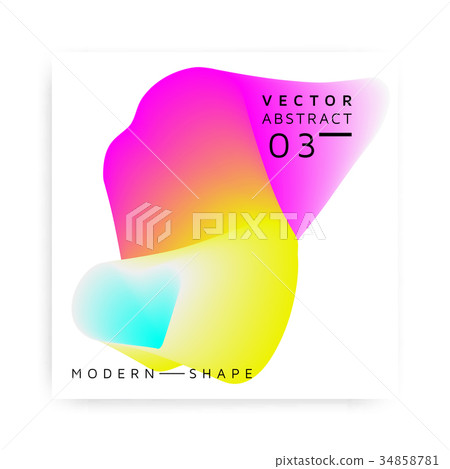 Abstract vector modern colorful shape Abstract vector modern colorful shape 34858781