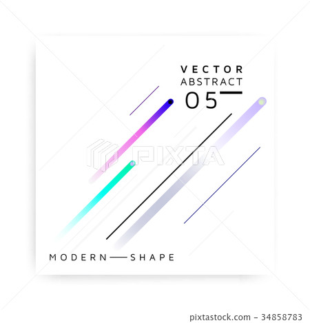 Abstract vector modern colorful shape Abstract vector modern colorful shape 34858783