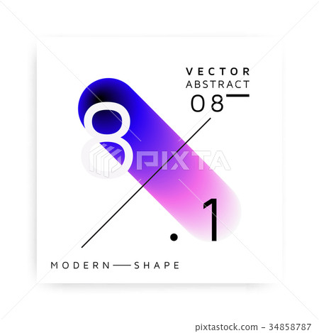 Abstract vector modern colorful shape Abstract vector modern colorful shape 34858787