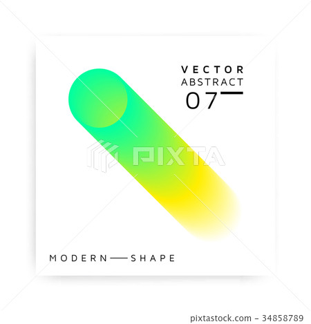 Abstract vector modern colorful shape Abstract vector modern colorful shape 34858789