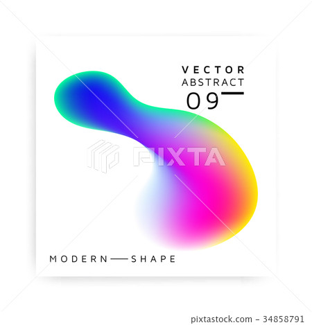 Abstract vector modern colorful shape Abstract vector modern colorful shape 34858791