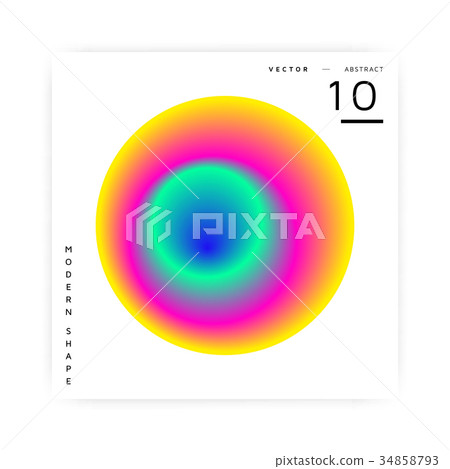 Abstract vector modern colorful shape Abstract vector modern colorful shape 34858793