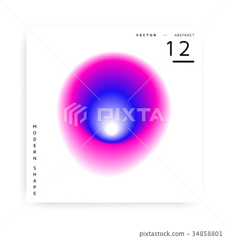 Abstract vector modern colorful shape Abstract vector modern colorful shape 34858801