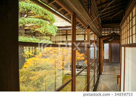 Myoshinji Daishinin,一個庭院,可以看到Dodantsuji Myoshinji Daishinin,一個庭院,可以看到Dodantsuji 34859753