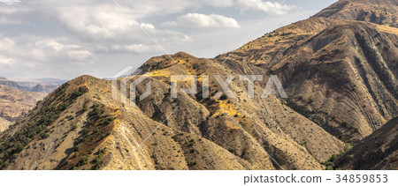 Mountain range and sky in Armenia wide screen Mountain range and sky in Armenia wide screen 34859853