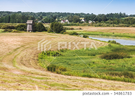 Rural Russian summer landscape Rural Russian summer landscape 34861783