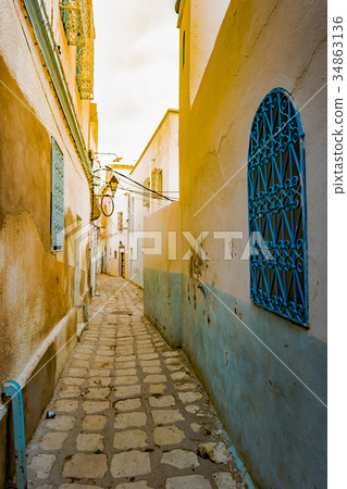 street in Medina in Sousse, Tunisia. 34863136