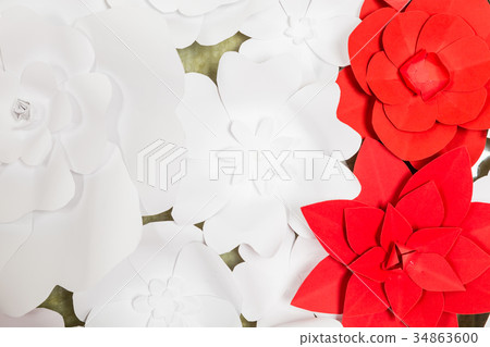 handmade paper flowers on interior handmade paper flowers on interior 34863600