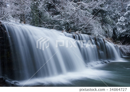 Miyajimakyo冬季瀑布 Miyajimakyo冬季瀑布 34864727