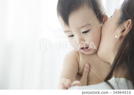 Mom and baby Mom and baby 34864818