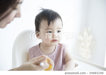 Mom and baby 34865240