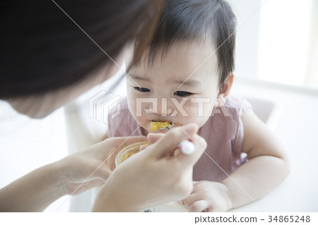 Mom and baby 34865248