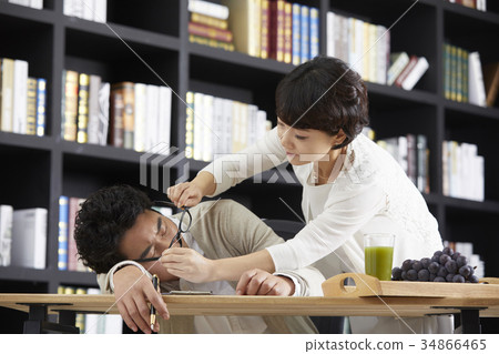 丈夫,妻子,夫婦,中年夫婦 丈夫,妻子,夫婦,中年夫婦 34866465