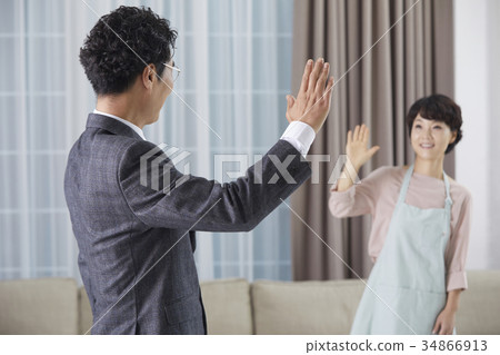 丈夫,妻子,夫婦,中年夫婦 丈夫,妻子,夫婦,中年夫婦 34866913