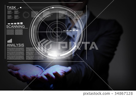 Digital play icon 34867128