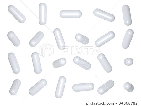 Medicine capsule pattern 34868782