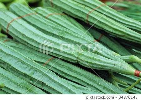fresh luffa in market fresh luffa in market 34870145