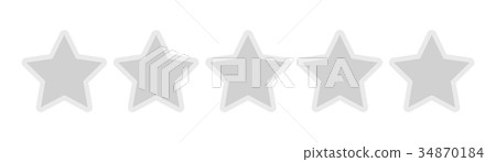 5 stars rating icon 0 points 34870184