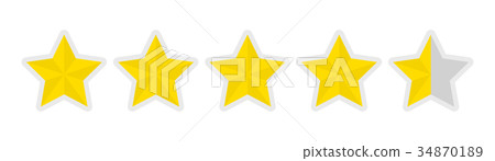 5 stars rating icon 4.5 points 5 stars rating icon 4.5 points 34870189