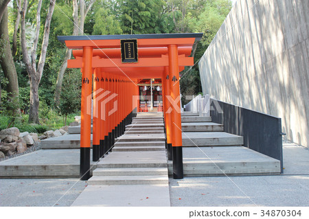 兵庫縣神戶市ikuda Inari Daimyojin Chuo Ku 照片素材 圖片 圖庫