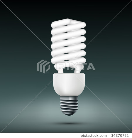 Vector energy saving lamp. - Stock Illustration [34870721] - PIXTA