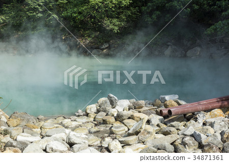 Taiwan, Taipei, Beitou, Xinbei, geothermal, hot springs, steam, lake, lake, water, water waves, waves, nobody 34871361