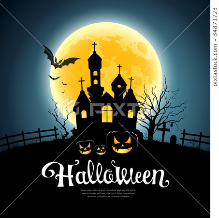Happy Halloween party house 34871723