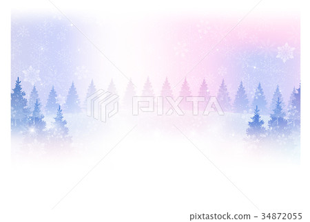 Christmas snow Winter background 34872055