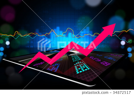 Stock market business graph Stock market business graph 34872517