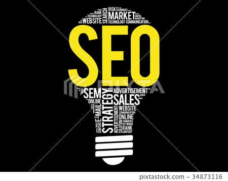 SEO (search engine optimization) bulb SEO (search engine optimization) bulb 34873116