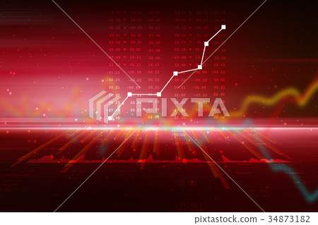 Sales growth graph in stock market Sales growth graph in stock market 34873182