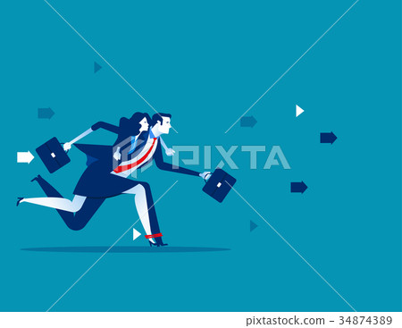 Business teamwork. Concept business vector. Business teamwork. Concept business vector. 34874389