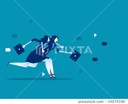 Business teamwork. Concept business vector. Business teamwork. Concept business vector. 34874390