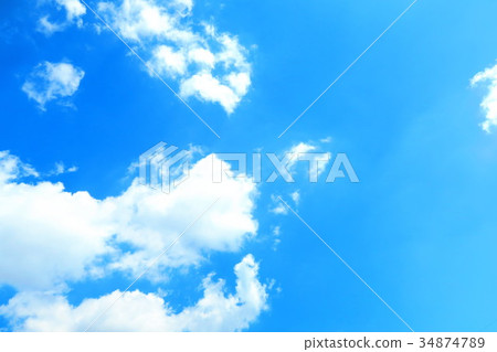 藍天和雲彩 藍天和雲彩 34874789