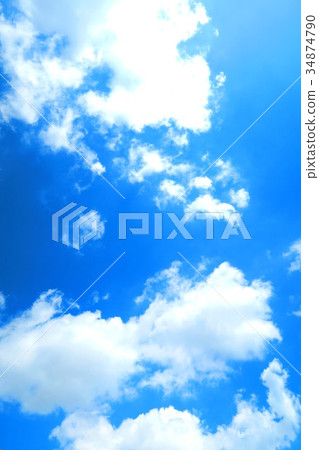  藍天和雲彩 34874790
