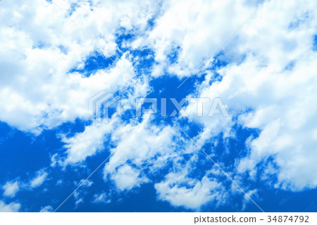 藍天和雲彩 藍天和雲彩 34874792