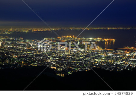 Night view from Kobe Mt. 34874829