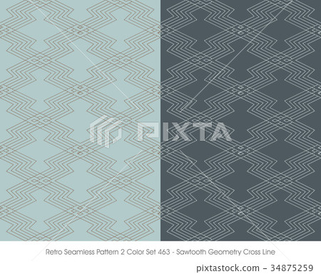 Two Set Background Retro Seamless background image two color set - Stock Illustration ...