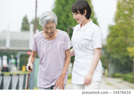 Rehabilitation elderly people and nurses care medical care 34876638