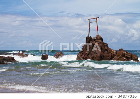 鳥取夏威夷海灘鳥居 34877010