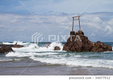 鳥取夏威夷海灘鳥居 34877012