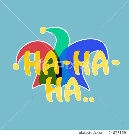 Hahaha Sticker Social Media Network Message Badges 34877169