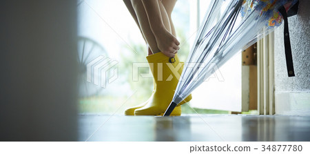 Rainy Day Rain Boots Women Enjoying Corde 34877780