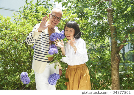 高級夫婦合影 高級夫婦合影 34877801