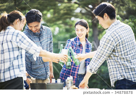 做燒烤的人 34878878