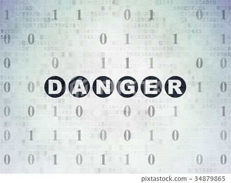 Safety concept: Danger on Digital Data Paper 34879865