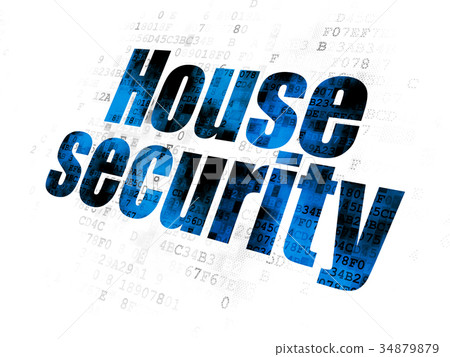 Protection concept: House Security on Digital 34879879