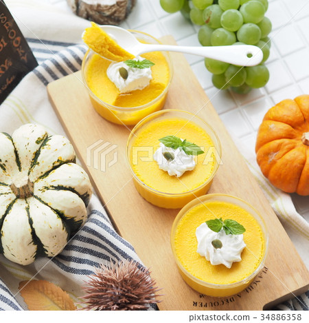 pumpkin pudding 34886358