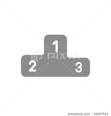 Vector of podium for the first, second and third Vector of podium for the first, second and third 34887502